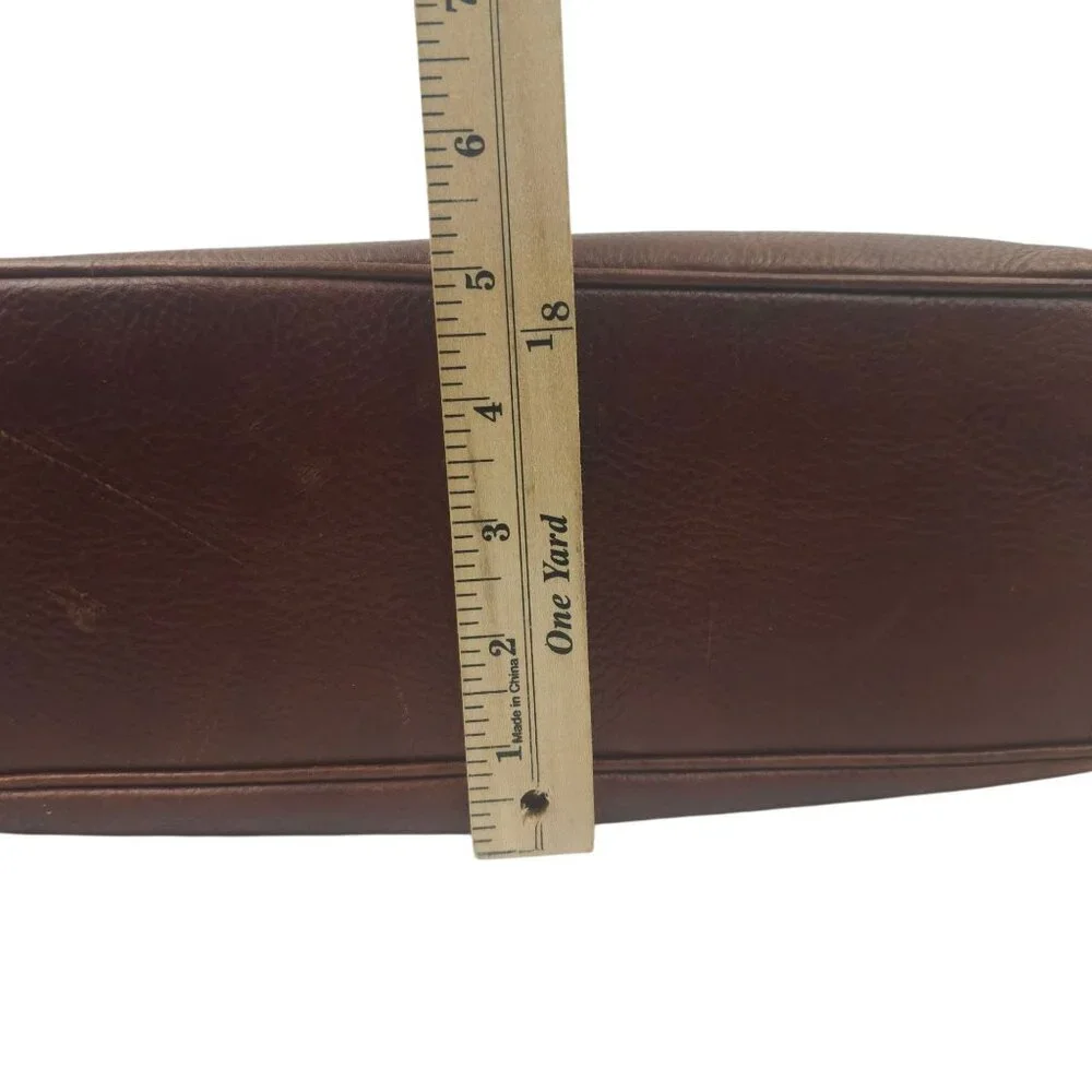 Anonimo Fiorentino Italian Messenger Bag Brown Leather 14